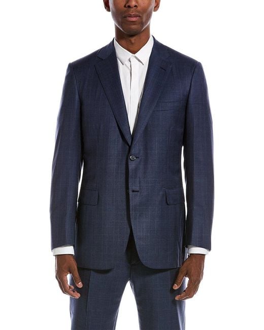 Dark grey Super 170's virgin wool Brunico suit | Brioni® IN Official Store