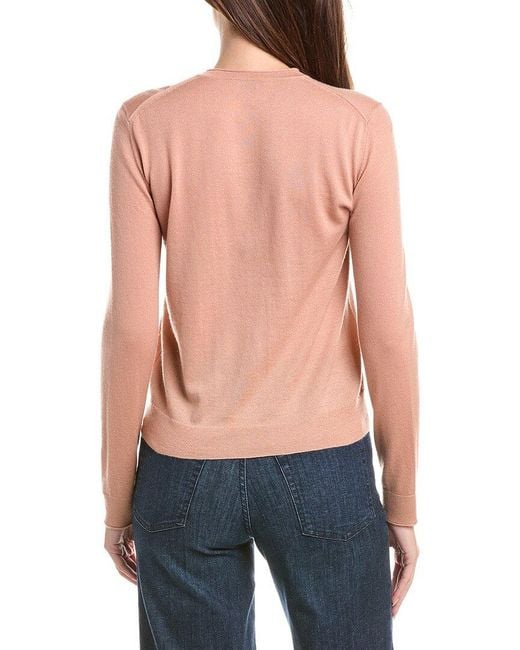 Lafayette 148 New York Blue Knit Cashmere Cardigan