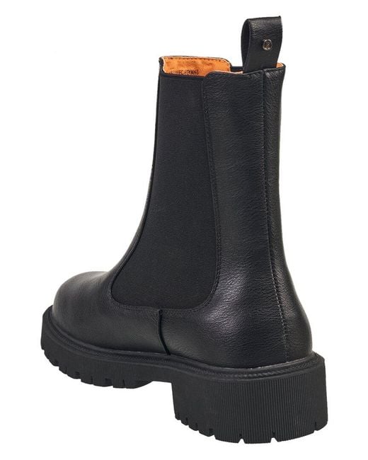French Connection Black Reyah Mid Shaft Lug Boot