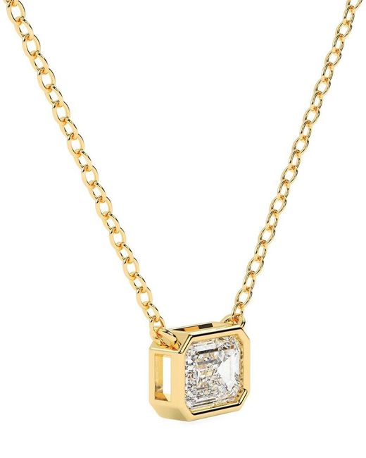 Lab Grown Diamonds Metallic 14K 1.00 Ct. Tw. Lab-Grown Diamond Necklace