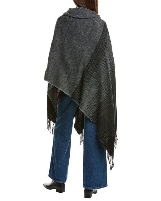 La Fiorentina Black Poncho