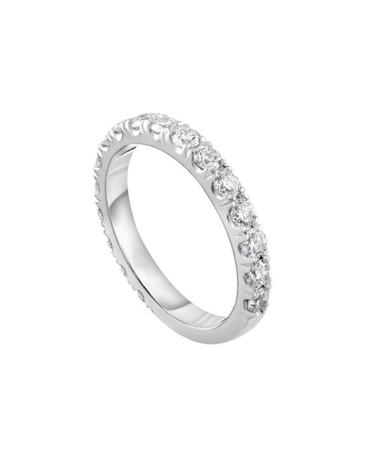 Diana M White Fine Jewelry 18k 1.00 Ct. Tw. Diamond Semi-eternity Ring