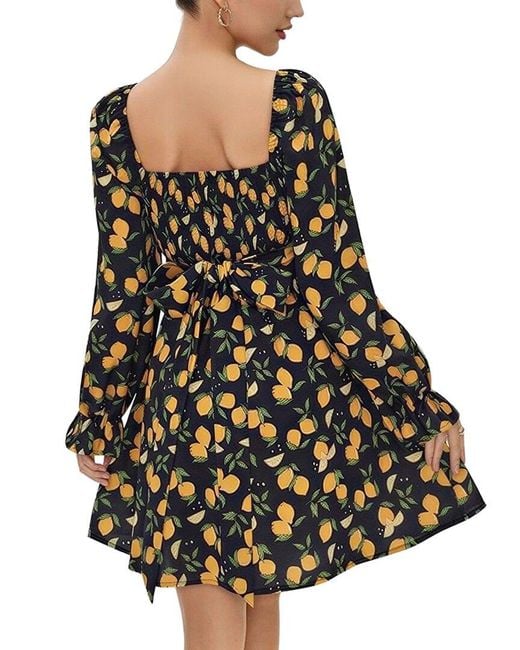 AMINA GLAM Black Mini Dress