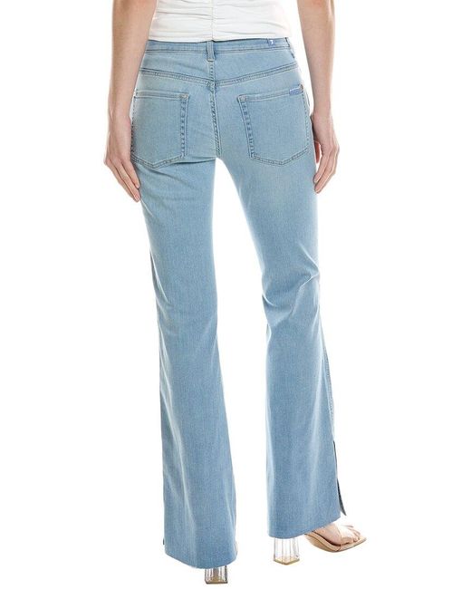 7 For All Mankind Light Blue Tailorless Bootcut Jean