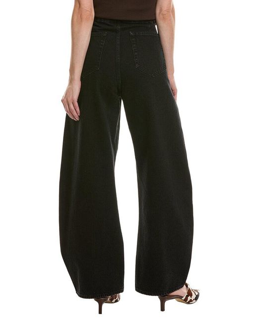 FRAME Black Frame The Zip Sutro Barrel Jean