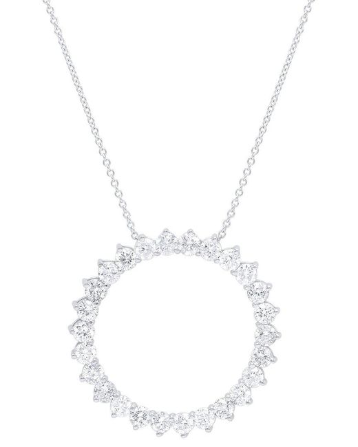 Diana M White Fine Jewelry 14k 1.30 Ct. Tw. Diamond Pendant Necklace