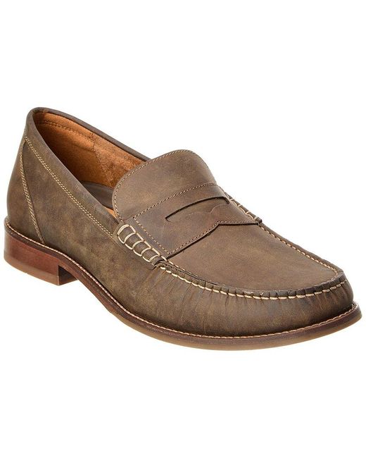 Cole Haan Grand Casual Leather Loafers in Brown for Men | Lyst
