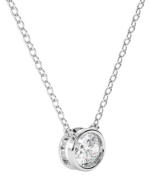 Lab Grown Diamonds Metallic 14K 1.50 Ct. Tw. Lab-Grown Diamond Necklace