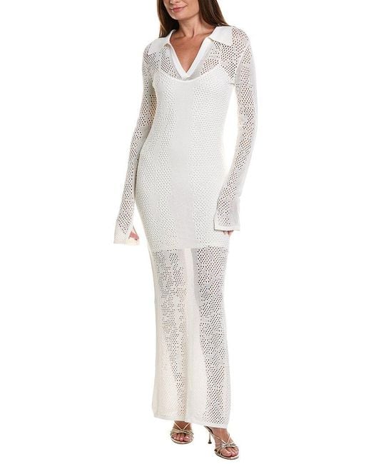 Paris Georgia White Maxi Dress