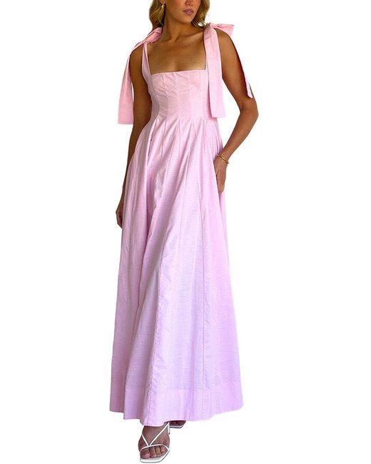 LEON GORI Purple Maxi Dress