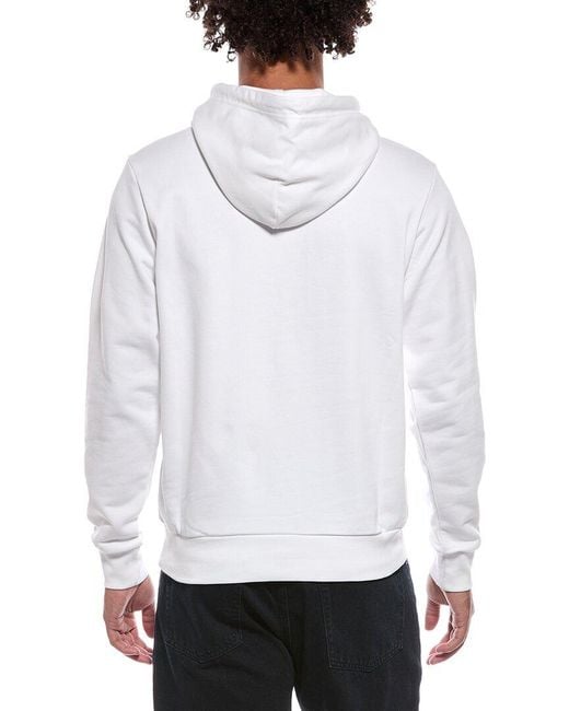 DIESEL White Hoodie for men