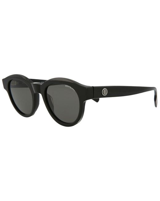 Montblanc Black Mb0200s 50mm Sunglasses for men