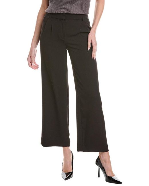 Nicole Miller Black Solid Pant