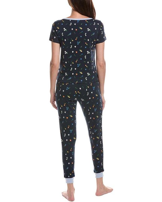 Cozyland by Morgan Lane Blue 2Pc Baby Jean Jogger Set