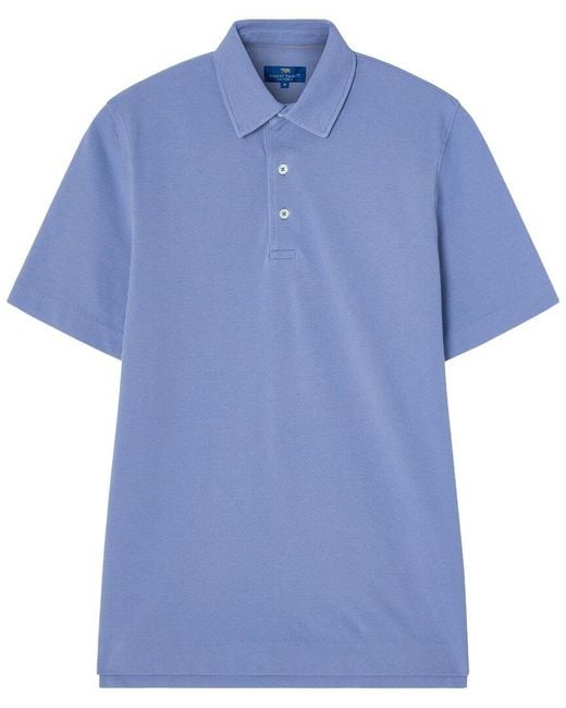 Robert Talbott Blue Lion Polo Shirt for men