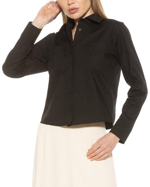 Alexia Admor Black Roxanne Top