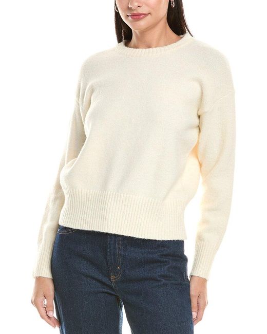 ANNA KAY White Cashmere-Blend Pullover