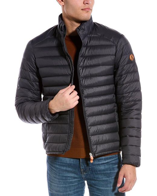 Save The Duck Alexander Basic Puffer Jacket in Grey for Men | Lyst UK