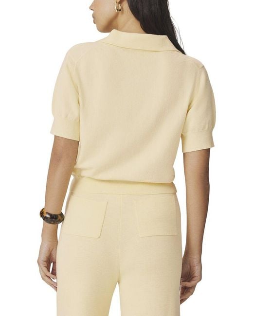 Splendid Natural Christa Polo Sweater