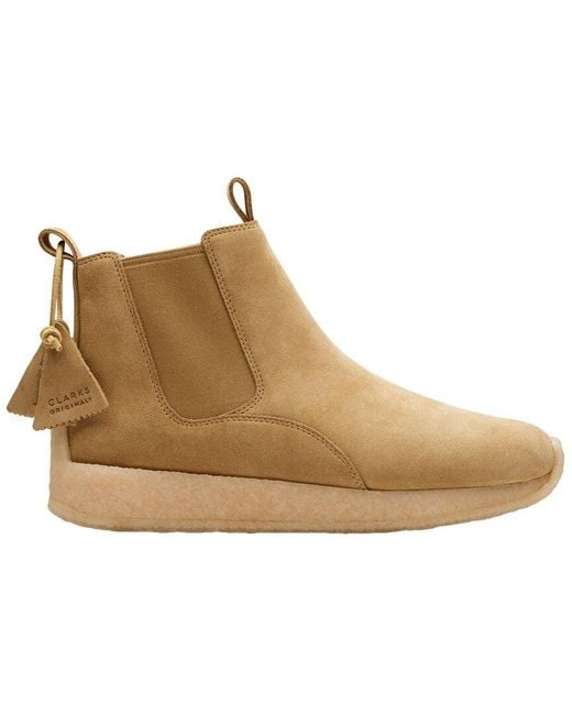 Clarks Brown Radlett Suede Boot for men
