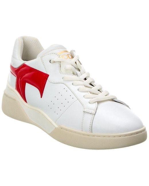 Tod's White Leather Sneaker
