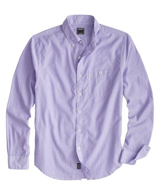 Todd Snyder Purple Collared Shirt for men
