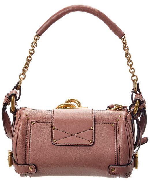 Chloé Brown Paddington Small Leather Shoulder Bag