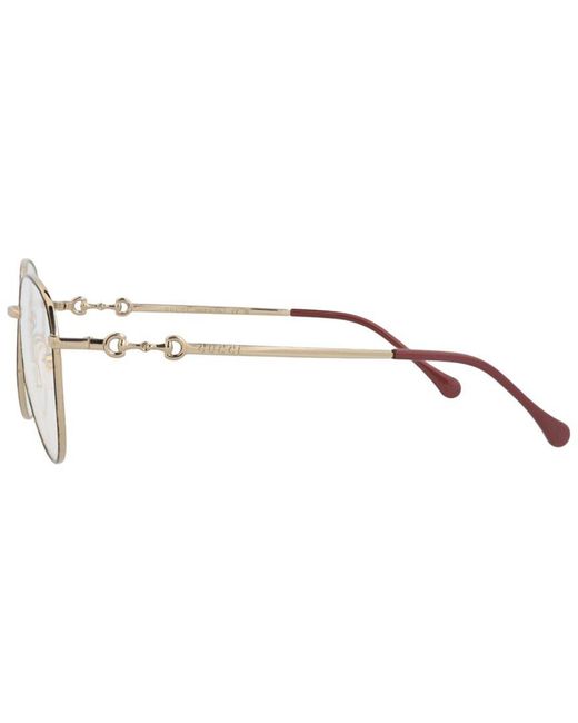 Gucci Metallic Saint Laurent 51Mm Optical Frames