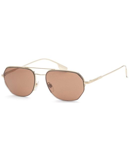 Burberry White 57mm Sunglasses for men