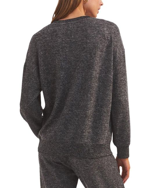 Z Supply Gray Cheers Relaxed Top