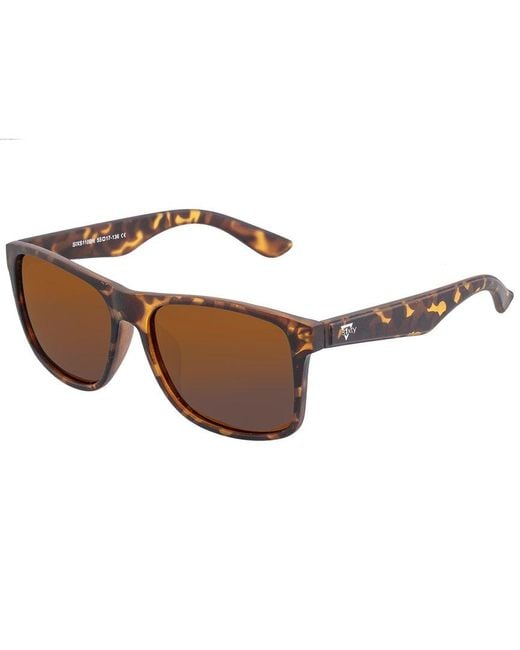 Sixty One Brown Solaro 55mm Polarized Sunglasses