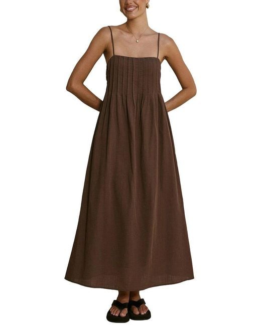Vincent Brown Maxi Dress