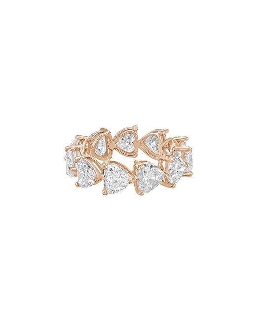 Diana M White Diana M. 14K Rose 13.00 Ct. Tw. Lab-Grown Diamond Ring