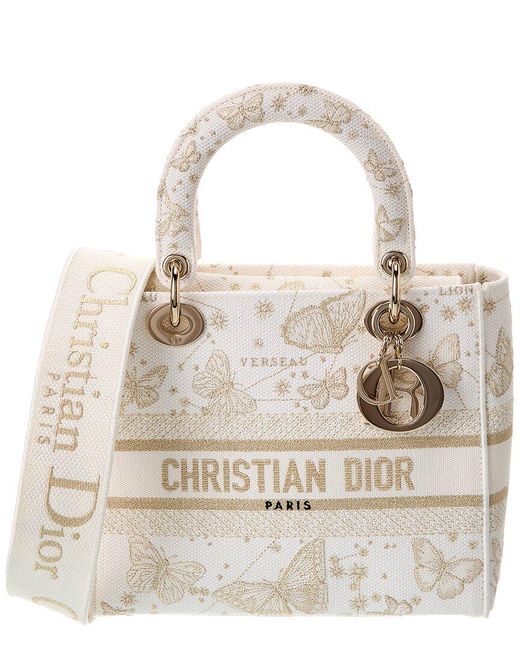 Dior Natural Lady Canvas Tote