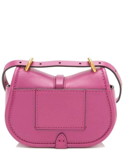Fendi Pink Leather C'mon Nano Shoulder Bag (authentic Pre-loved)