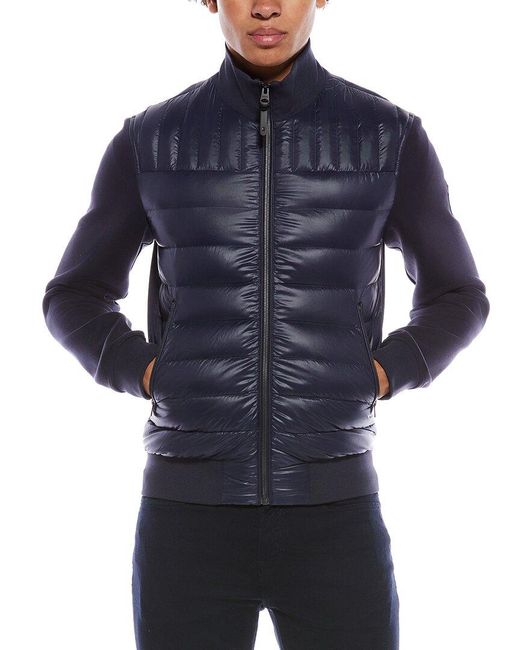 Mackage Blue Collin Down Puffer Jacket for men