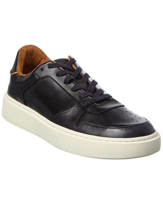 Allen Edmonds Black Owen Leather Sneaker for men