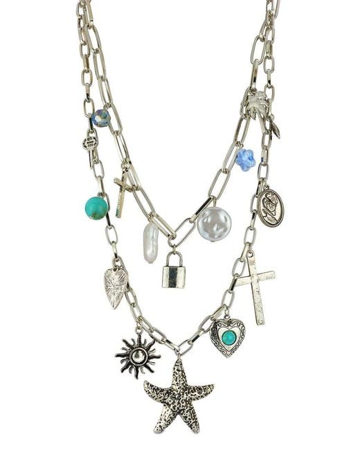Chloe and Madison Metallic Jewelry Plated Necklace