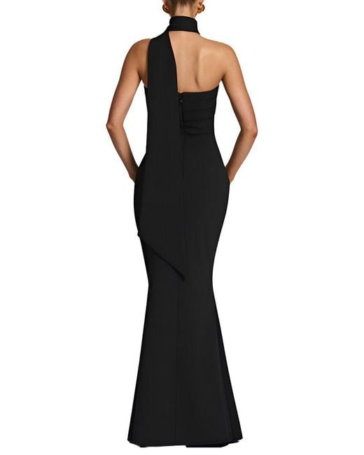 LEBRIN ATELIER Black Midi Dress