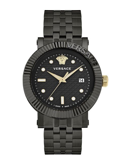 Versace Gray V-classic Watch for men