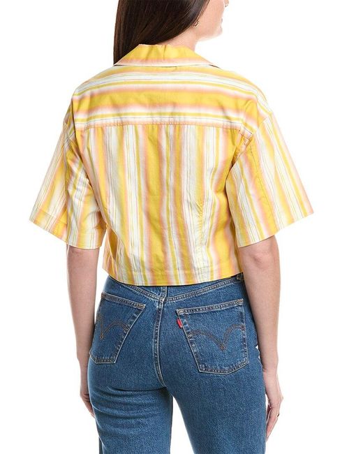 3.1 Phillip Lim Blue Cropped Top
