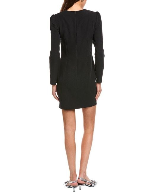 Officine Generale Black Officine Generale Sully Crepe Mini Dress