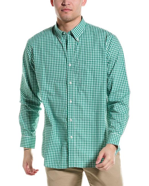 Castaway Green Chase Woven Shirt for men
