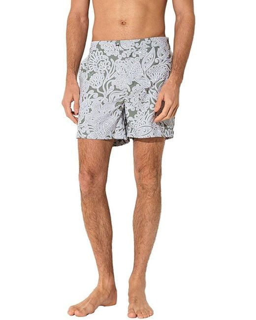 Reiss Blue Fallow Side Adjuster Pais Swim Trunk for men