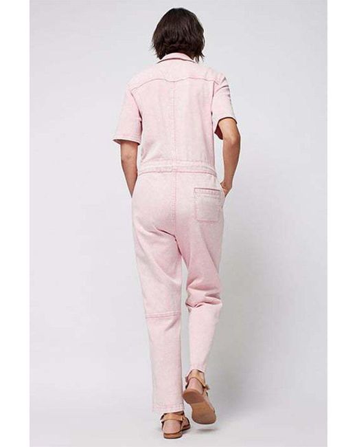 Faherty Brand White Blyour Jumpsuit