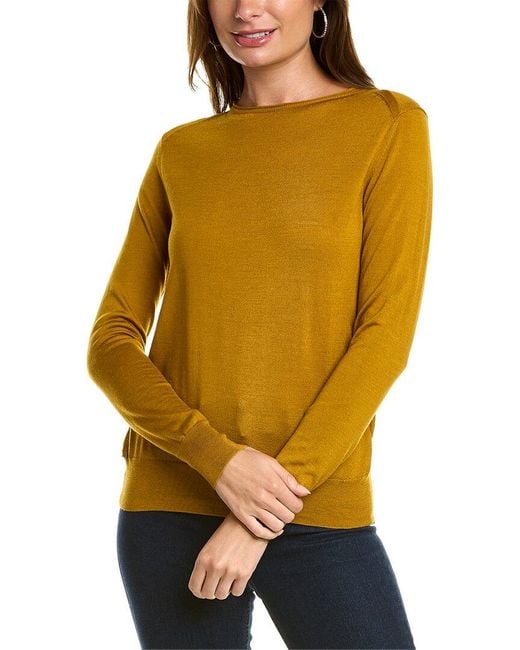 Silk mock shop neck