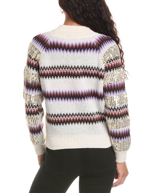 ANNA KAY Gray Sequin Sweater