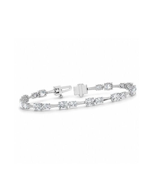 Lab Grown Diamonds White 14K 5.50 Ct. Tw. Lab-Grown Diamond Tennis Bracelet