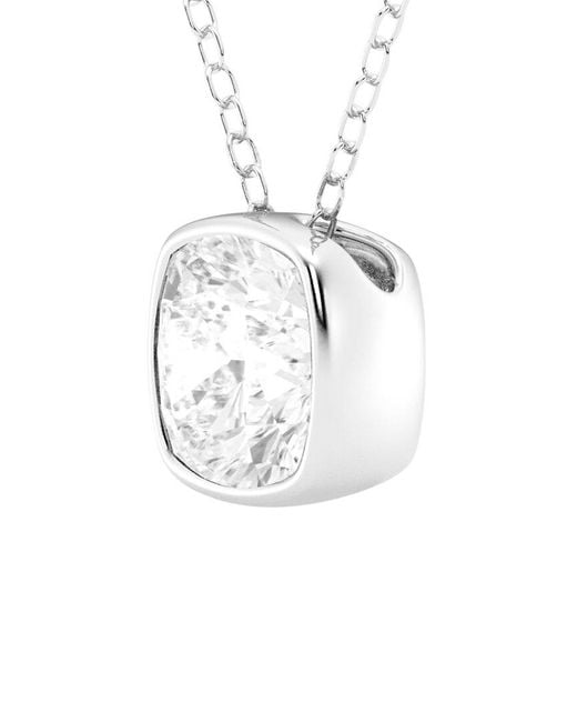 Lab Grown Diamonds White 14K 1.50 Ct. Tw. Lab-Grown Diamond Solitaire Pendant Necklace