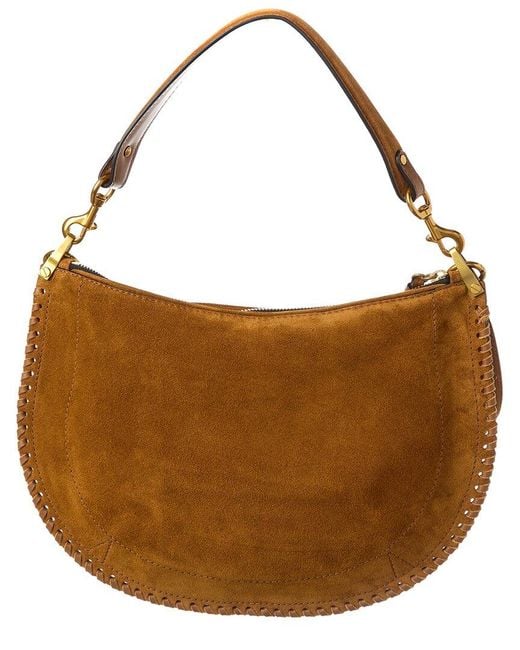 Isabel Marant Brown Oskan Soft Suede Hobo Bag